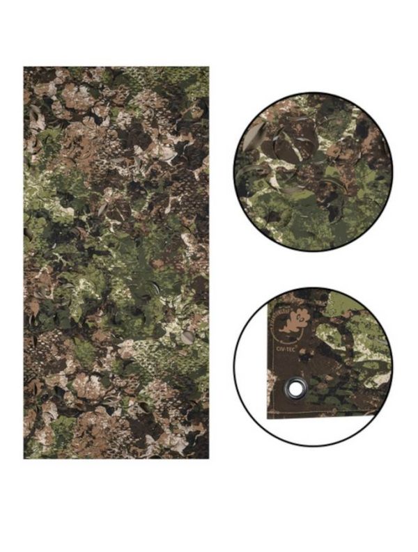 retewasp-01 Rete mimetica WASP I Z3A lasercut MIL-TEC 1.5 x 3 mt