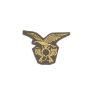 Fregio ricamato per norvegese Alpini fucilieri colore oro