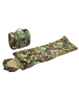 Sacco a pelo Pilota mimetico woodland