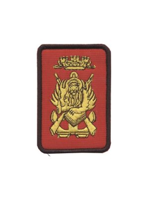 Patch Lagunari mao ricamato rosso giallo