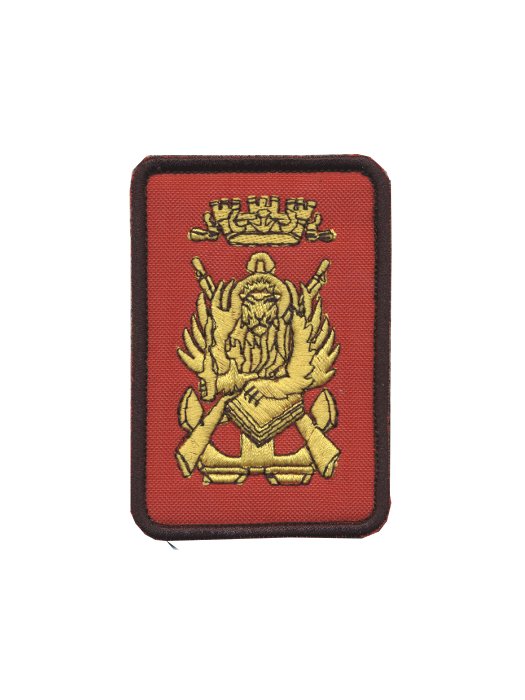 Patch Lagunari mao ricamato rosso giallo