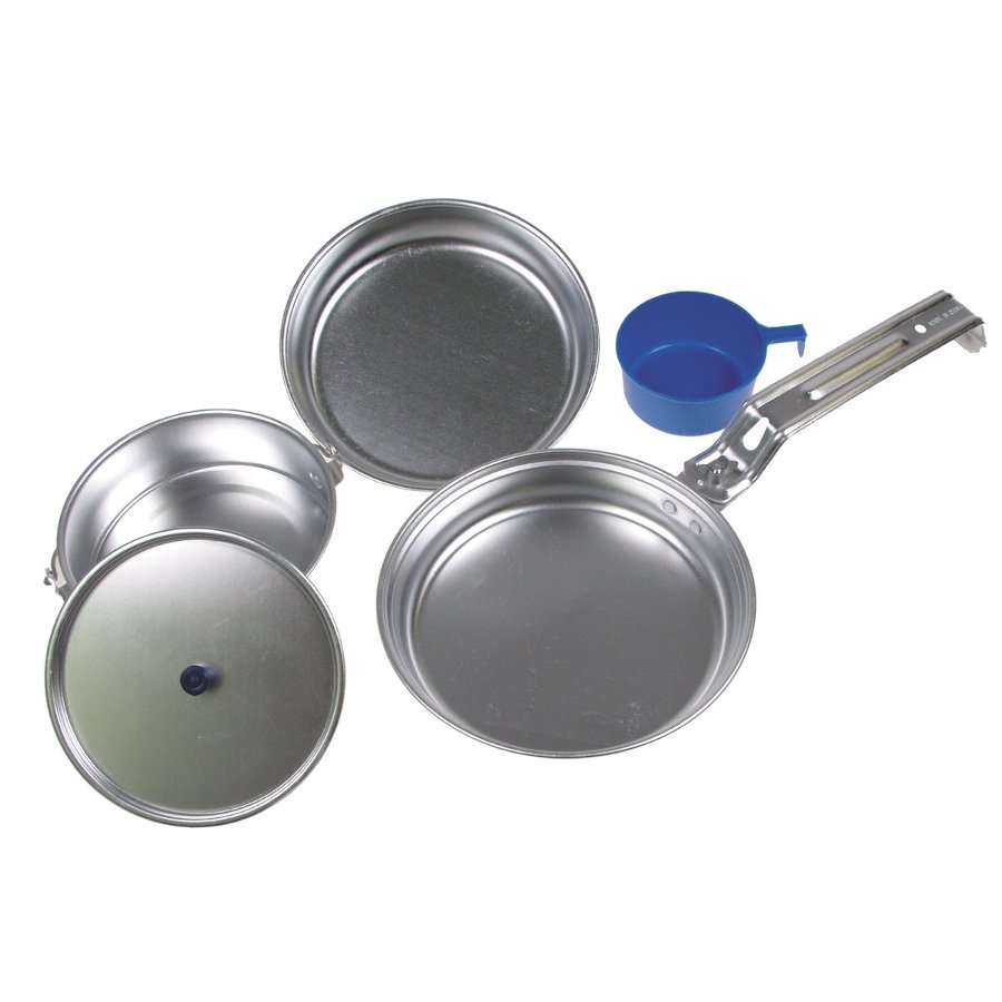 Set di pentole da campeggio Deluxe in alluminio