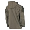 Giacca impermeabile antivento in softshell MFH verde
