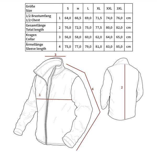 Giacca impermeabile antivento in softshell MFH verde