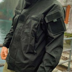 Giacca impermeabile antivento in softshell MFH verde