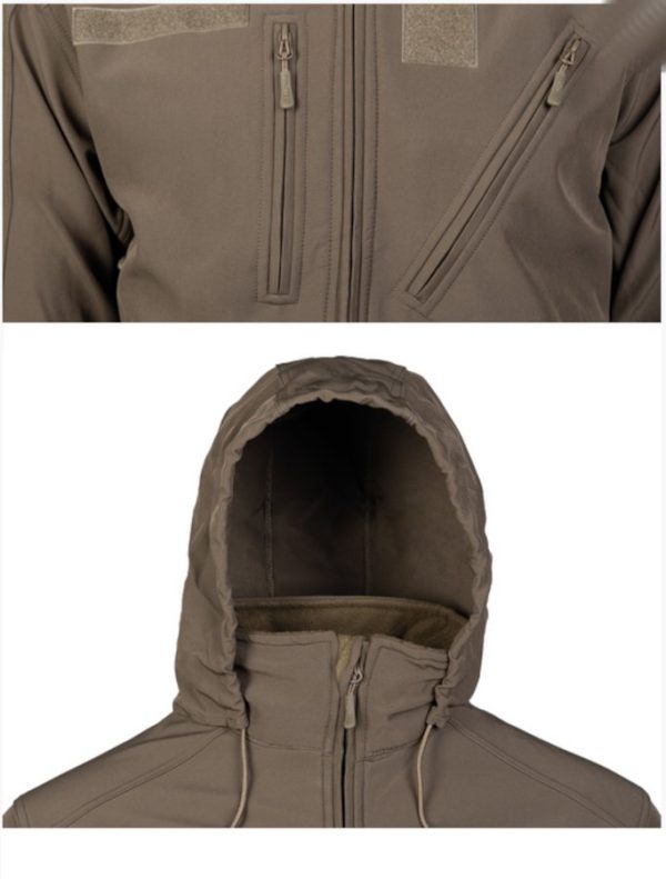 Giacca Softshell MIL-TEC di colore verde OD