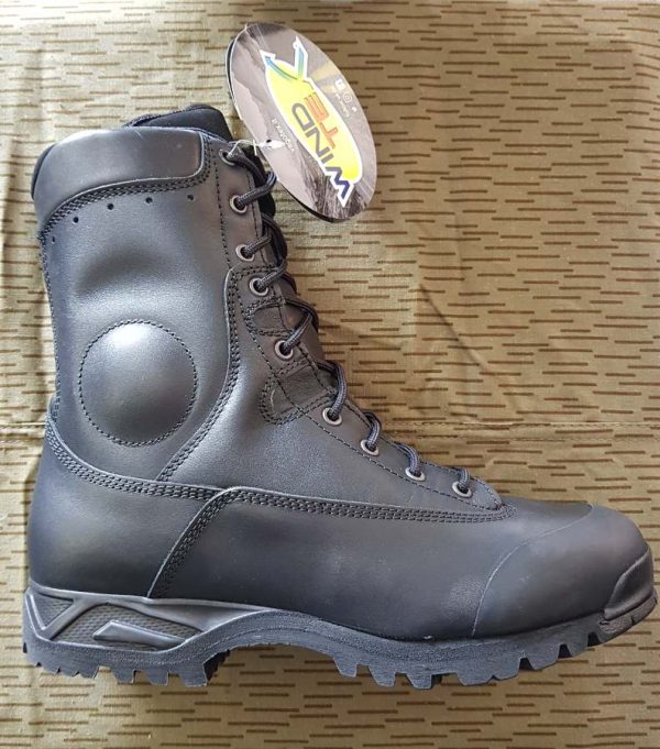 Anfibi Militari da lancio Predator Wintex in pelle neri