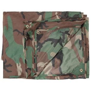 Telo impermeabile MFH mimetico woodland 200 x 300 cm