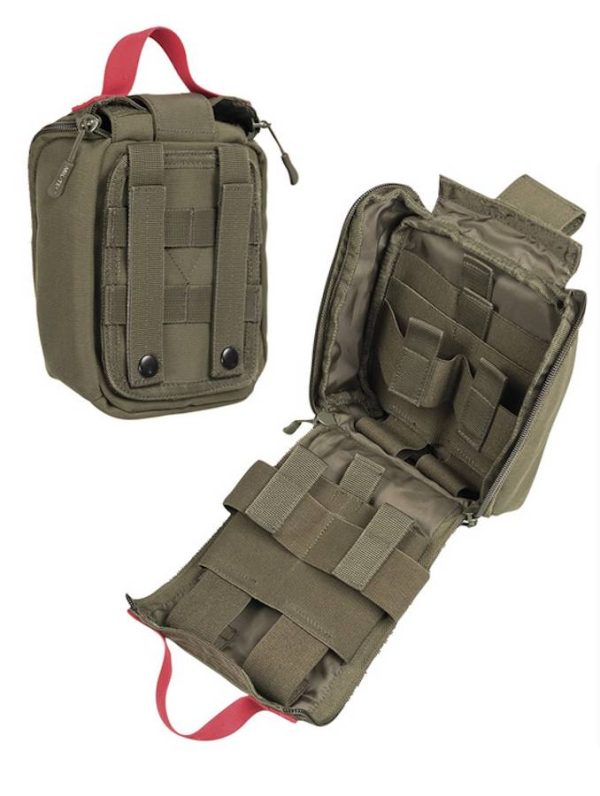 Borsa Medica modulare IFAK Individual MIL-TEC di colore verde