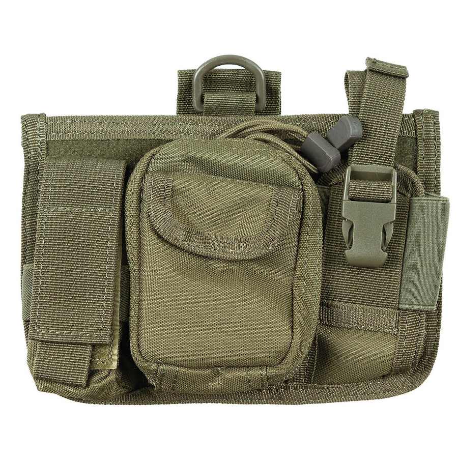 Base con 4 tasche multifunzione Mollesystem Verde