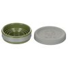 tazsil-02 Bicchiere collassabile, con coperchio, Silicone, verde, 200 ml