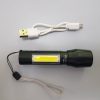 Mini torcia a led multiuso ricaricabile in alluminio