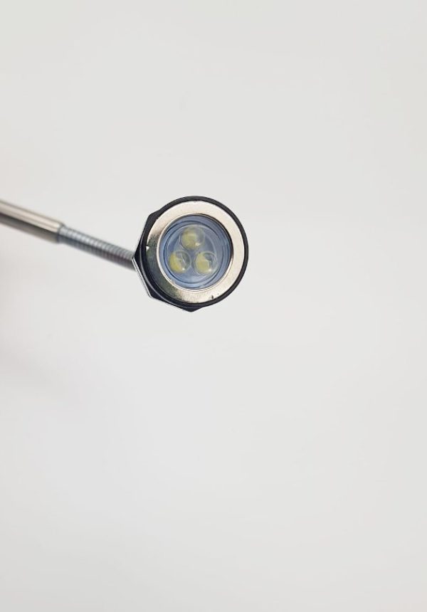 Minitorcia ad alta luminosità (3led) telescopica in alluminio