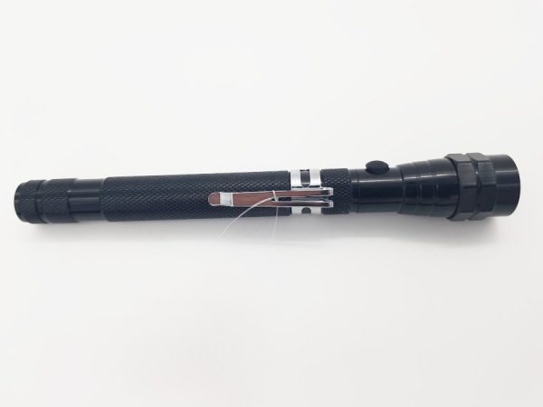 Minitorcia ad alta luminosità (3led) telescopica in alluminio