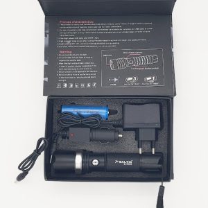 Torcia ad alta luminosità in allumino, 5000 lumen con zoom