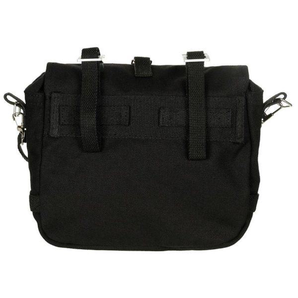 Tascapane piccolo tipo militare MFH in canvas di colore nero