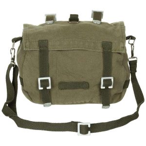 Tascapane piccolo tipo militare MFH in canvas di colore verde
