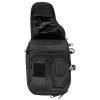 Borsa a tracolla MFH nera con fondina interna removibile
