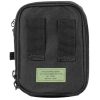 Borsa a tracolla MFH nera con fondina interna removibile