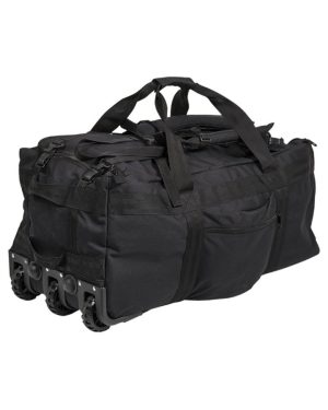 images Borsa da viaggio duffle bag trolley nero 118 litri