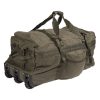 Borsa da viaggio duffle bag trolley verde 118 litri