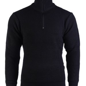 Maglione militare MIL-TEC modello Troyer di colore nero