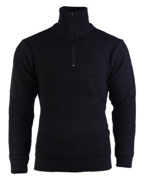 Maglione militare MIL-TEC modello Troyer di colore nero