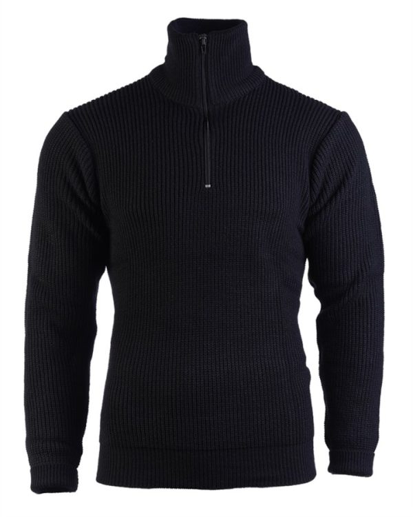Maglione militare MIL-TEC modello Troyer di colore nero