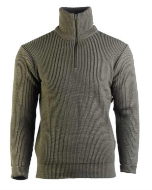 Maglione militare MIL-TEC modello Troyer di colore verde