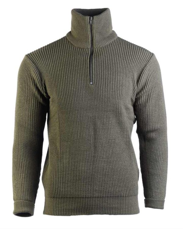 Maglione militare MIL-TEC modello Troyer di colore verde