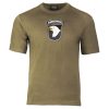 T-shirt militare MIL-TEC di colore verde logo AIRBORNE