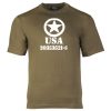 T-shirt militare MIL-TEC di colore verde logo ALLIED STAR