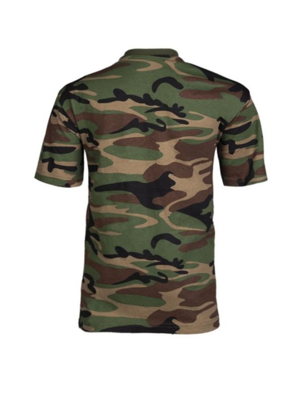 T-shirt militare bambino by MIL-TEC  woodland 100% cotone
