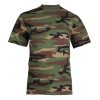 T-shirt militare bambino by MIL-TEC  woodland 100% cotone