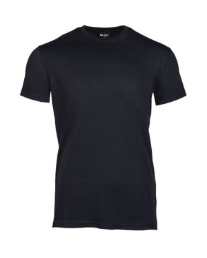 T-shirt militare  MIL-TEC di colore nero 100% cotone