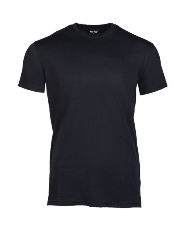 T-shirt militare  MIL-TEC di colore nero 100% cotone