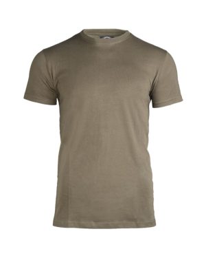 T-shirt militare  MIL-TEC di colore verde OD 100% cotone
