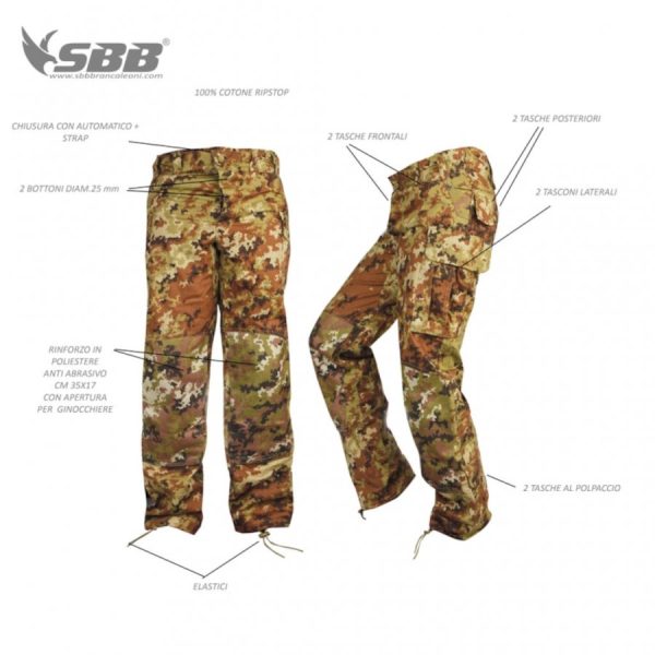 Uniforme Esercito Italiano CBT vegetato SBB mod.2019