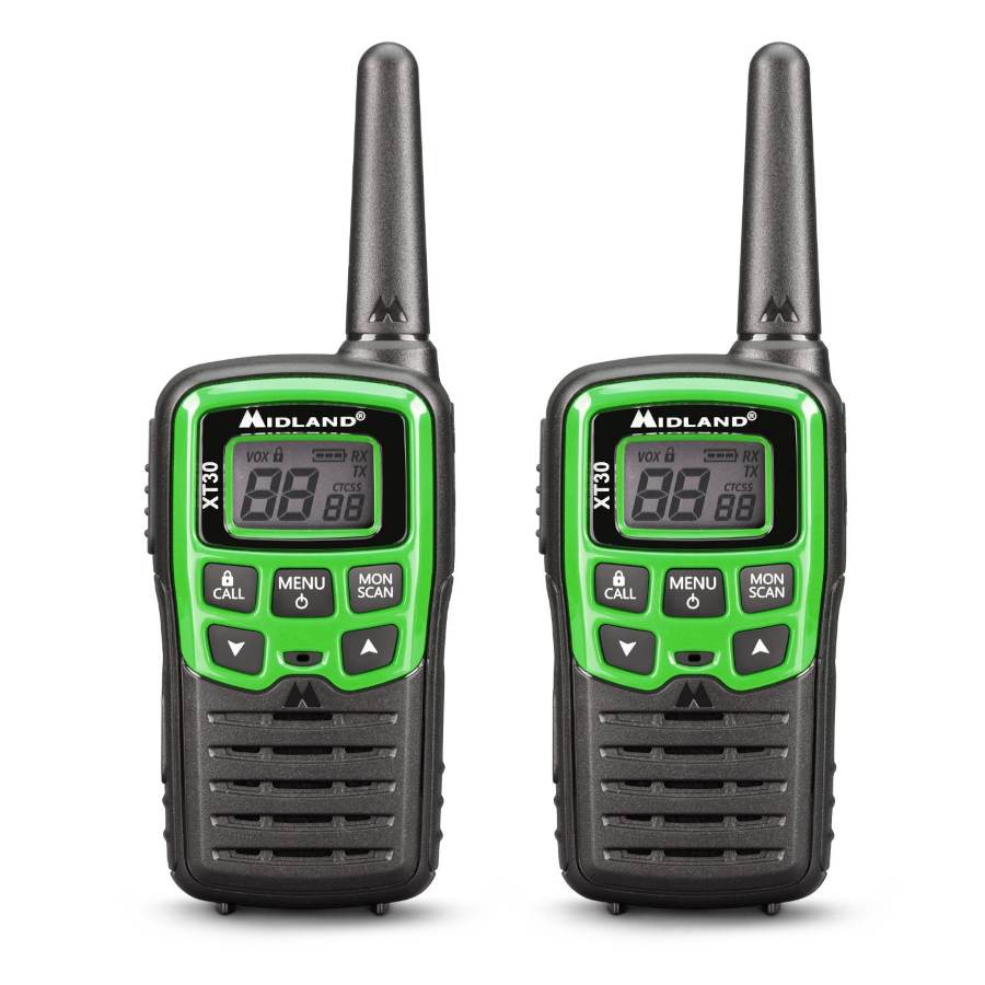 Coppia ricetrasmittenti Midland XT30  Walkie-Talkie neri