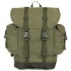 Zaino Alpino tedesco (modello nuovo) 30 litri in cotone verde OD
