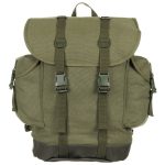 Zaino Alpino tedesco (modello nuovo) 30 litri in cotone verde OD