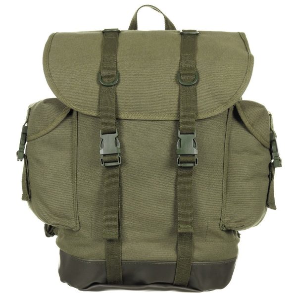 Zaino Alpino tedesco (modello nuovo) 30 litri in cotone verde OD