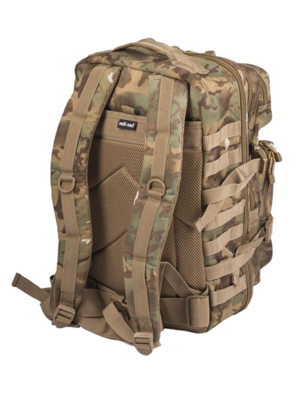 Zaino Militare Assault MIL-TEC da 50 litri woodland arid
