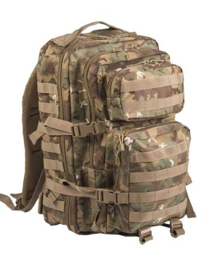 Zaino Militare Assault MIL-TEC da 50 litri woodland arid