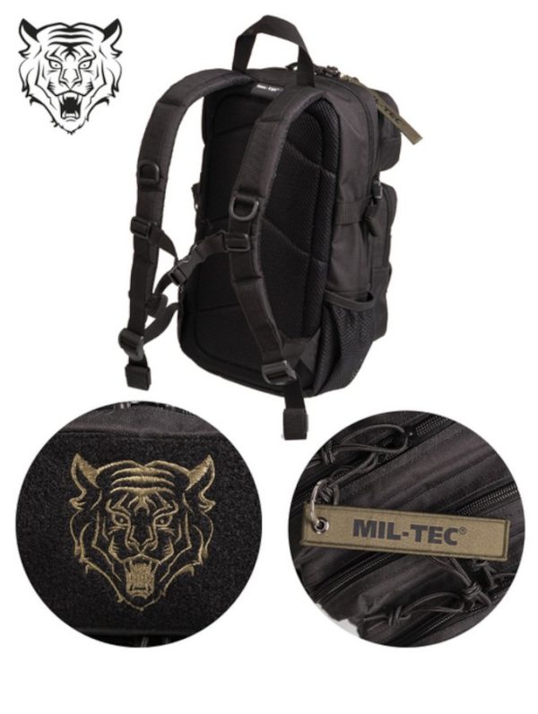 Zaino Miltec Assault versione bambino, 14 lt nero