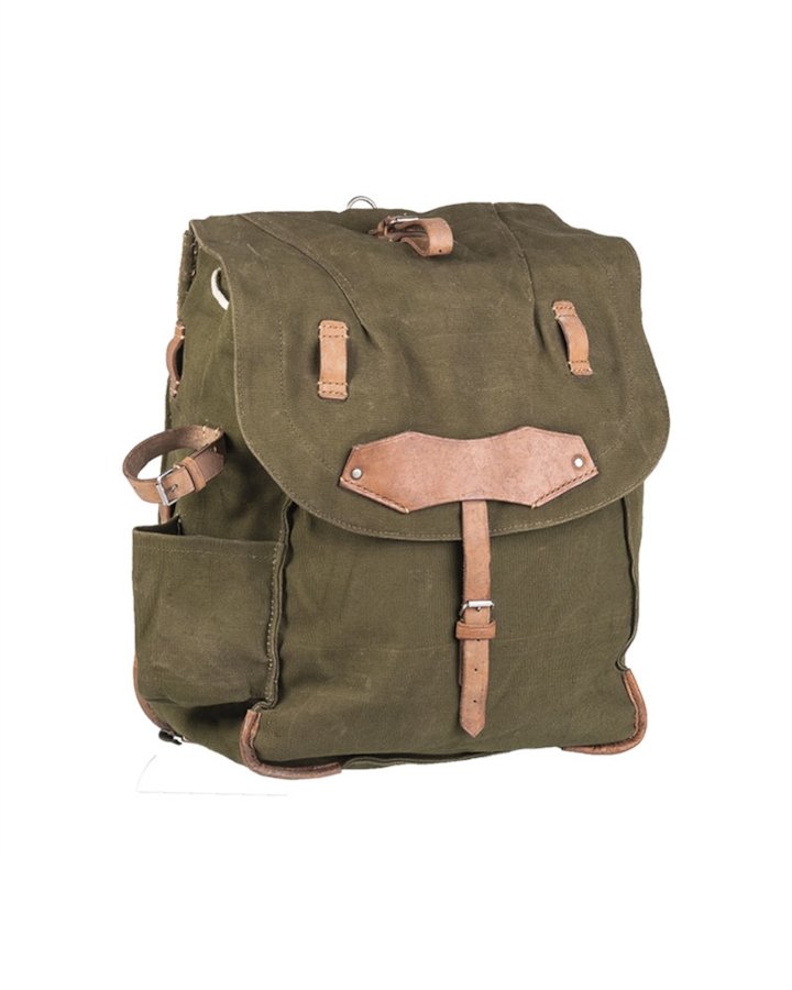 Zaino Militare Rumeno di colore verde 30 litri vintage usato