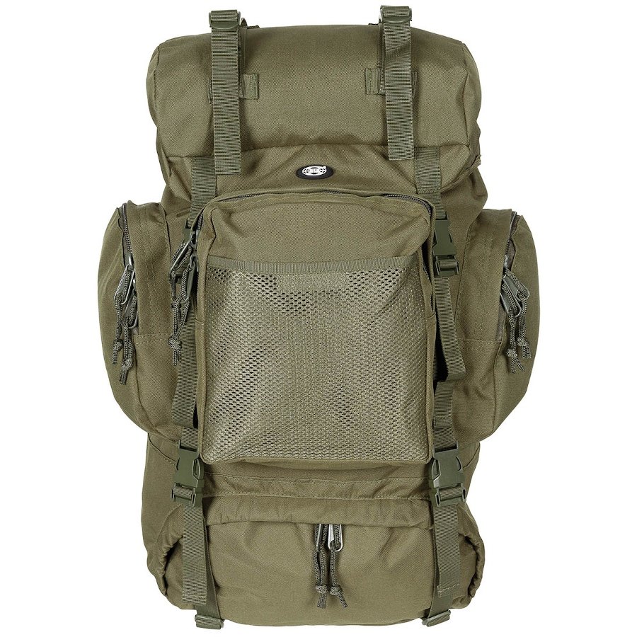 Huntvp 55L zaino tattico militare zaini borsa per campeggio escursionismo arrampicata trekking impermeabile, Black