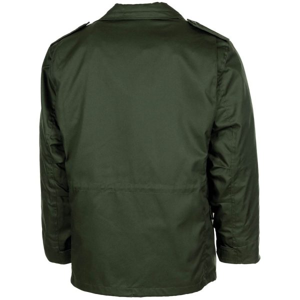 Giacca parka M65 MFH verde con fodera trapuntata staccabile