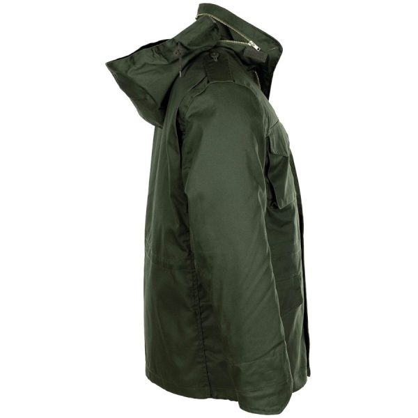 Giacca parka M65 MFH verde con fodera trapuntata staccabile