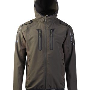 Giacca a vento impermeabile flex-tech dynamic force MIL-TEC di colore verde